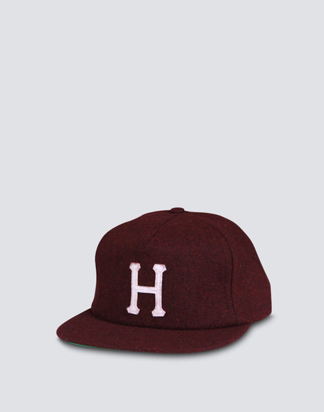 Wool Classic H Strapback - Wine