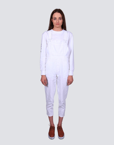 All Over It Dungarees - White