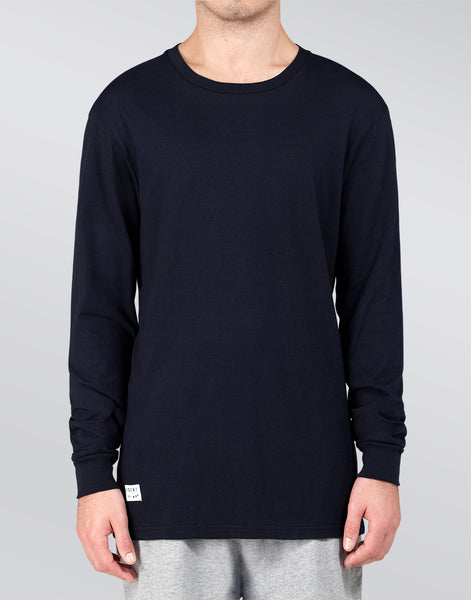 Vacant LS Tee Navy