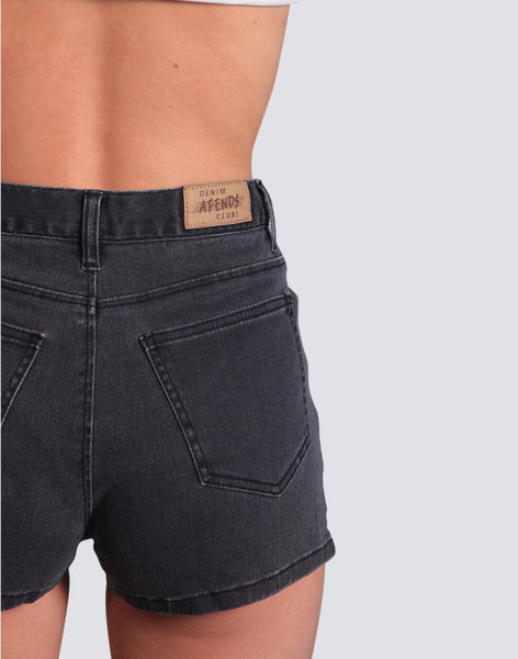 Virginia Denim Shorts - Black