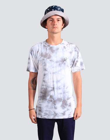 Crystal Wash Script Tee - White