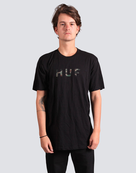 Original Logo Tiger Camo Tee - Black