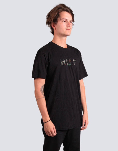 Original Logo Tiger Camo Tee - Black