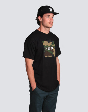 Box Logo Fill Woodland - Black