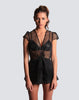 Once Too Often Romper - Black