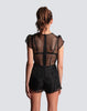 Once Too Often Romper - Black