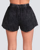 Relax Black Acid Easy Shorts