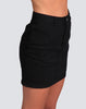 Chevy Denim Skirt - Black