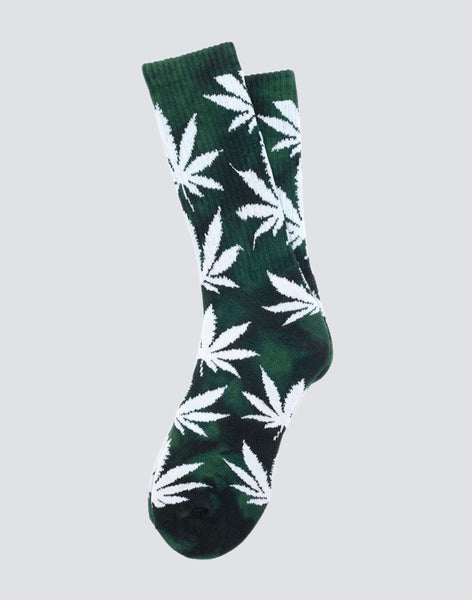 Tie Dye Plantlife Socks - Green