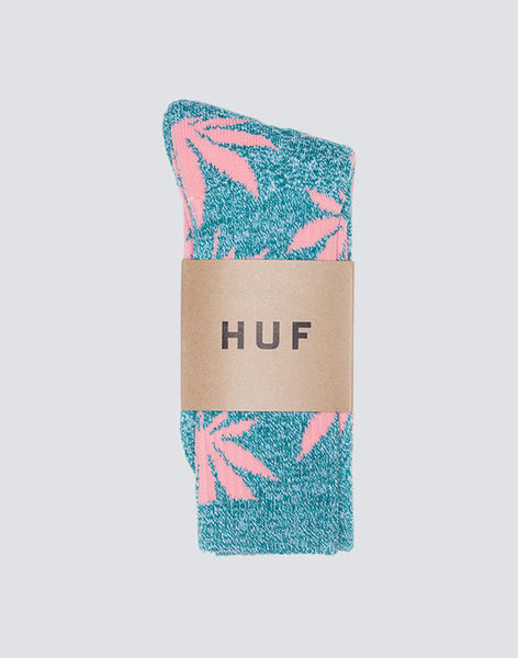 Plantlife Socks - Teal Heather/Pink